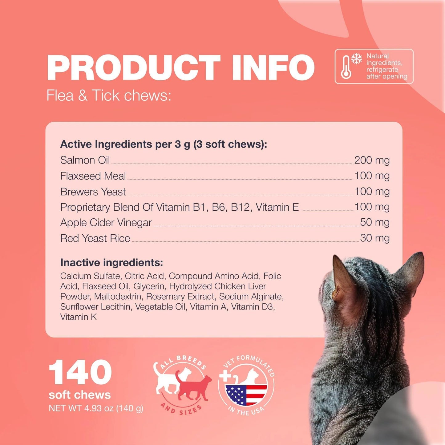 Chewia CatGuard Flea & Tick Prevention Chews
